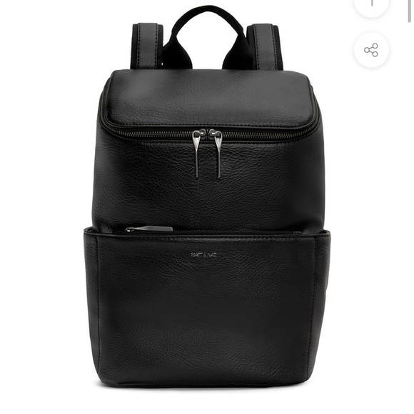 Matt & Nat Handbags - Matt & Nat Brave Backpack - Black
